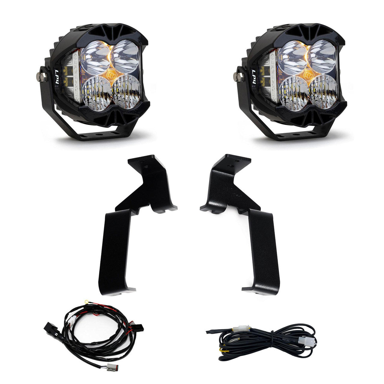 Baja Designs Ford LP4 Pro A-Pillar Light Kit - Ford 2021-2026 F-150 Raptor, 2024-2026 F-150 Raptor 37/R