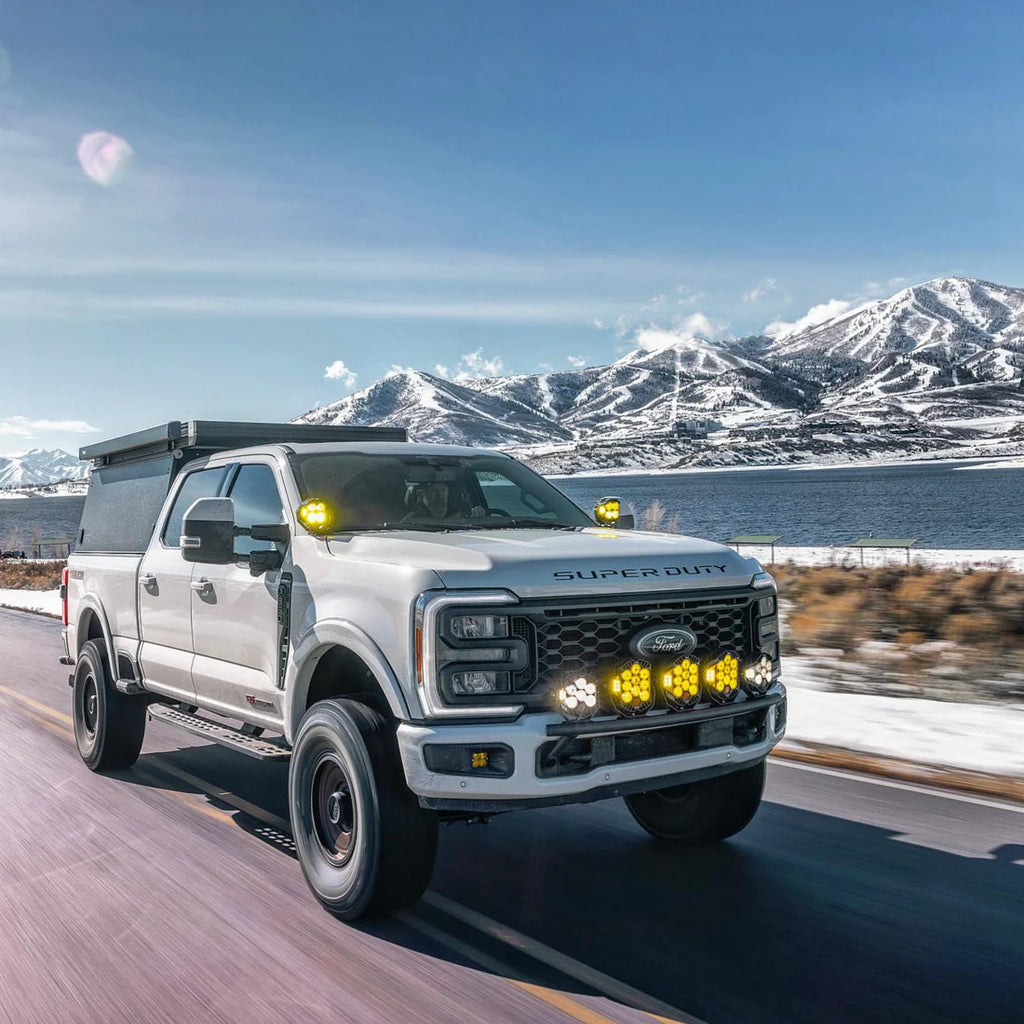 Baja Designs  LP4 Pro LED Auxiliary Light Pod Pair - Universal Driving Combo|Amber|Amber backlight (Copy)