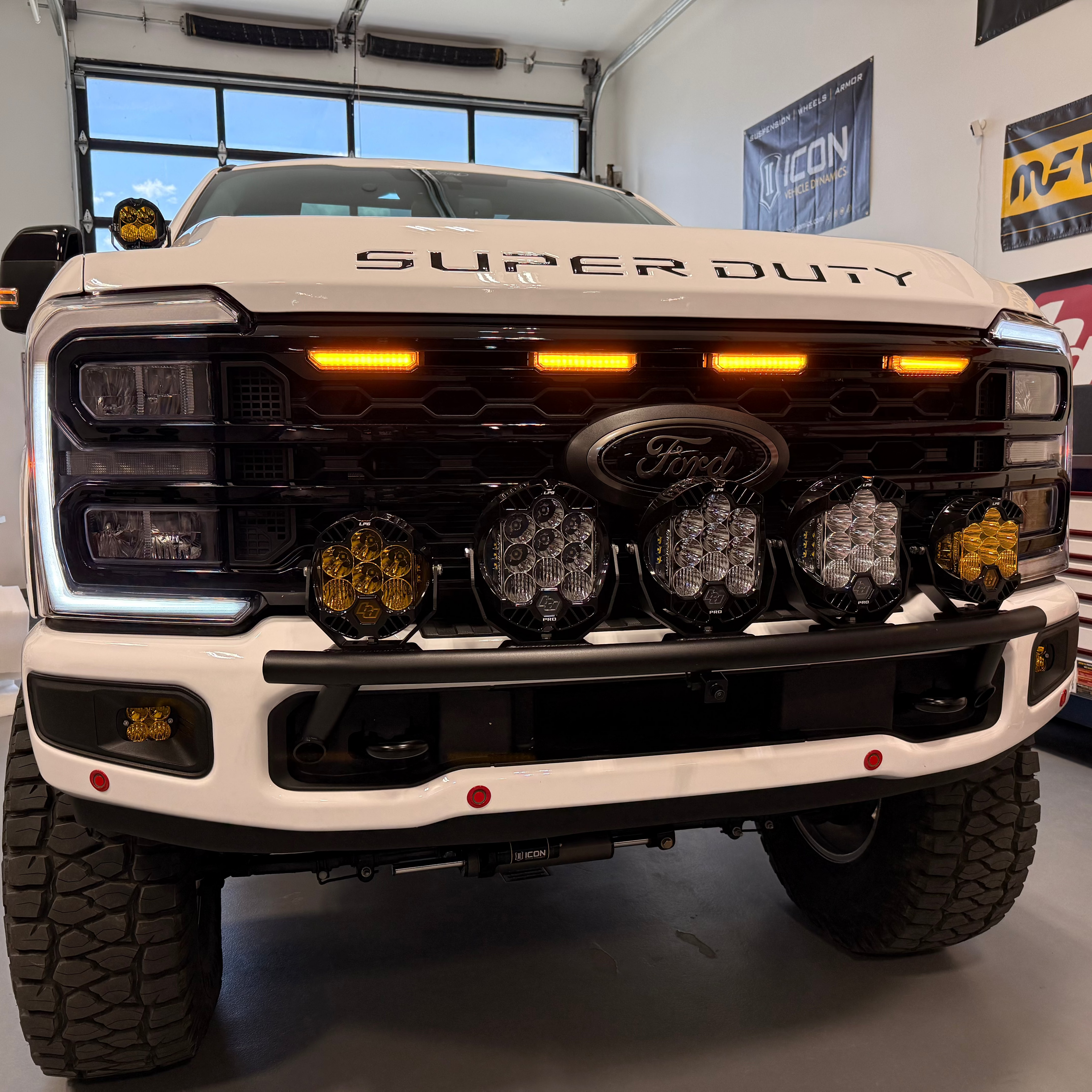 Morimoto 23-26 Ford Super Duty XBG LED DRL Grille (Black)