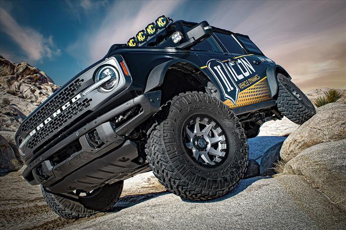 ICON 2021-2023 Ford Bronco, Rear, 1.25-3” Lift, V.S. 2.5 Series Coilover Kit, Remote Reservoir w/ CDXS