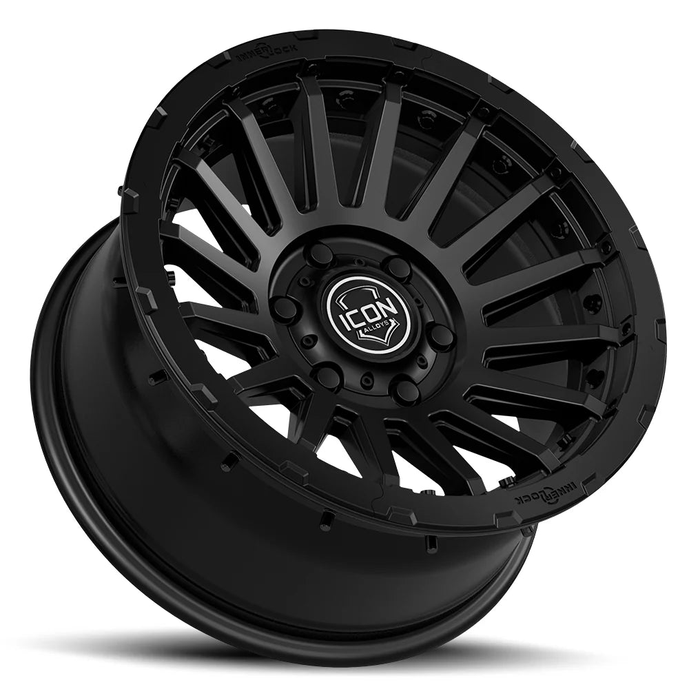 ICON Alloys Recon Pro, Satin Black, 18 x 9 / 8 x 170, 6mm Offset, 5.25" BS