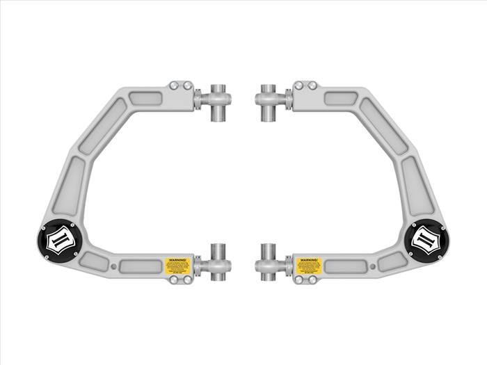 ICON 2024 Toyota Tacoma/2024 Toyota Land Cruiser 250 Series/2024 Lexus GX550, Front, Billet Upper Control Arms w/ Delta Joint Pro
