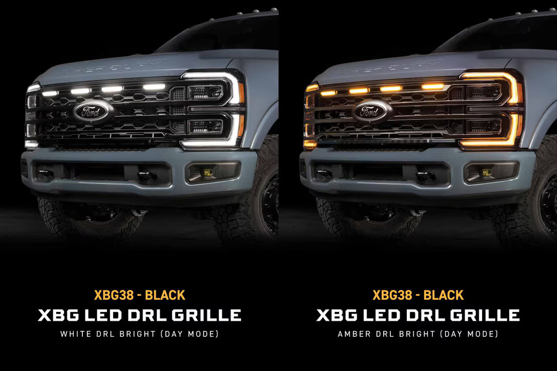 Morimoto 23-26 Ford Super Duty XBG LED DRL Grille (Black)