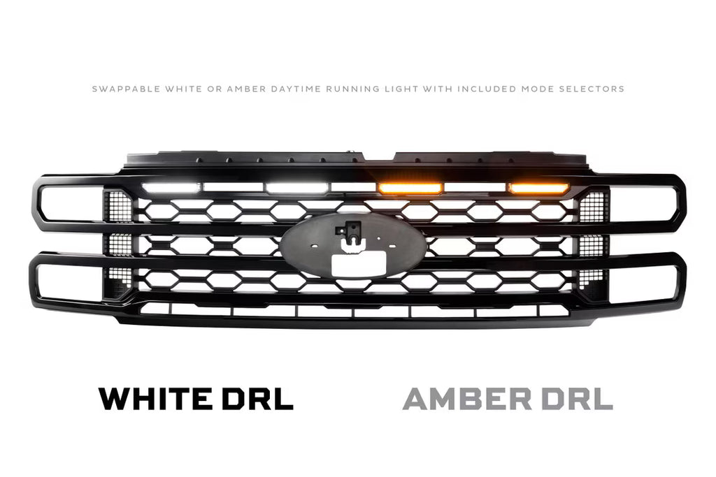 Morimoto 23-26 Ford Super Duty XBG LED DRL Grille (Black)