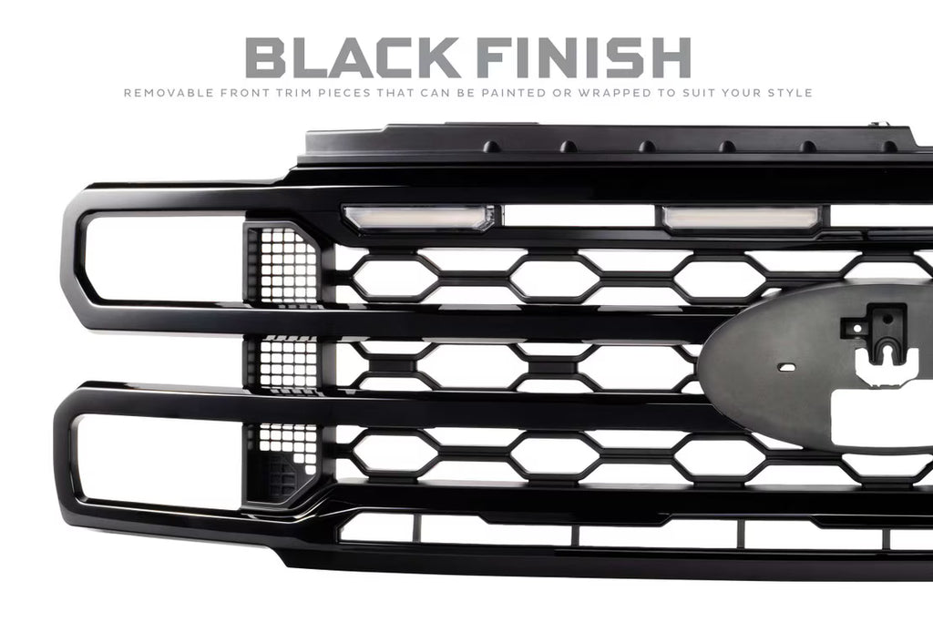 Morimoto 23-26 Ford Super Duty XBG LED DRL Grille (Black)