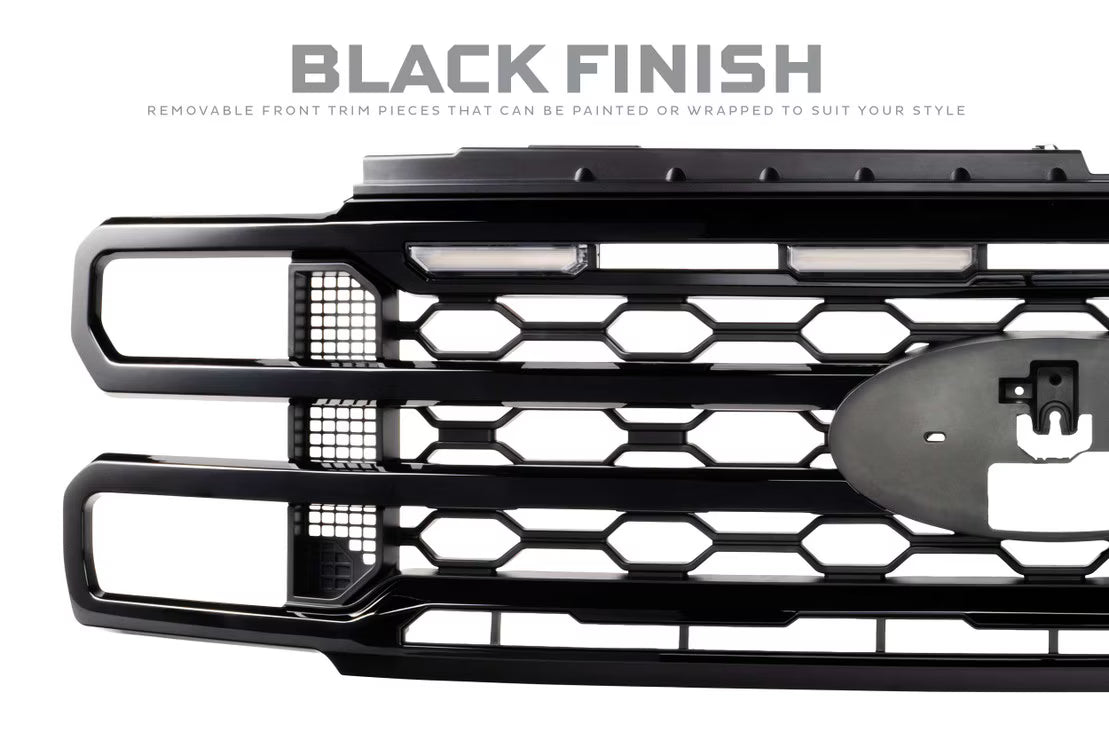 Morimoto 23-26 Ford Super Duty XBG LED DRL Grille (Black)