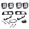 Baja Designs Squadron 2.0 PRO Dual Fog Pocket Light Kit - Ford 2023-26 F-250/350 Super Duty - Driving Combo | Clear
