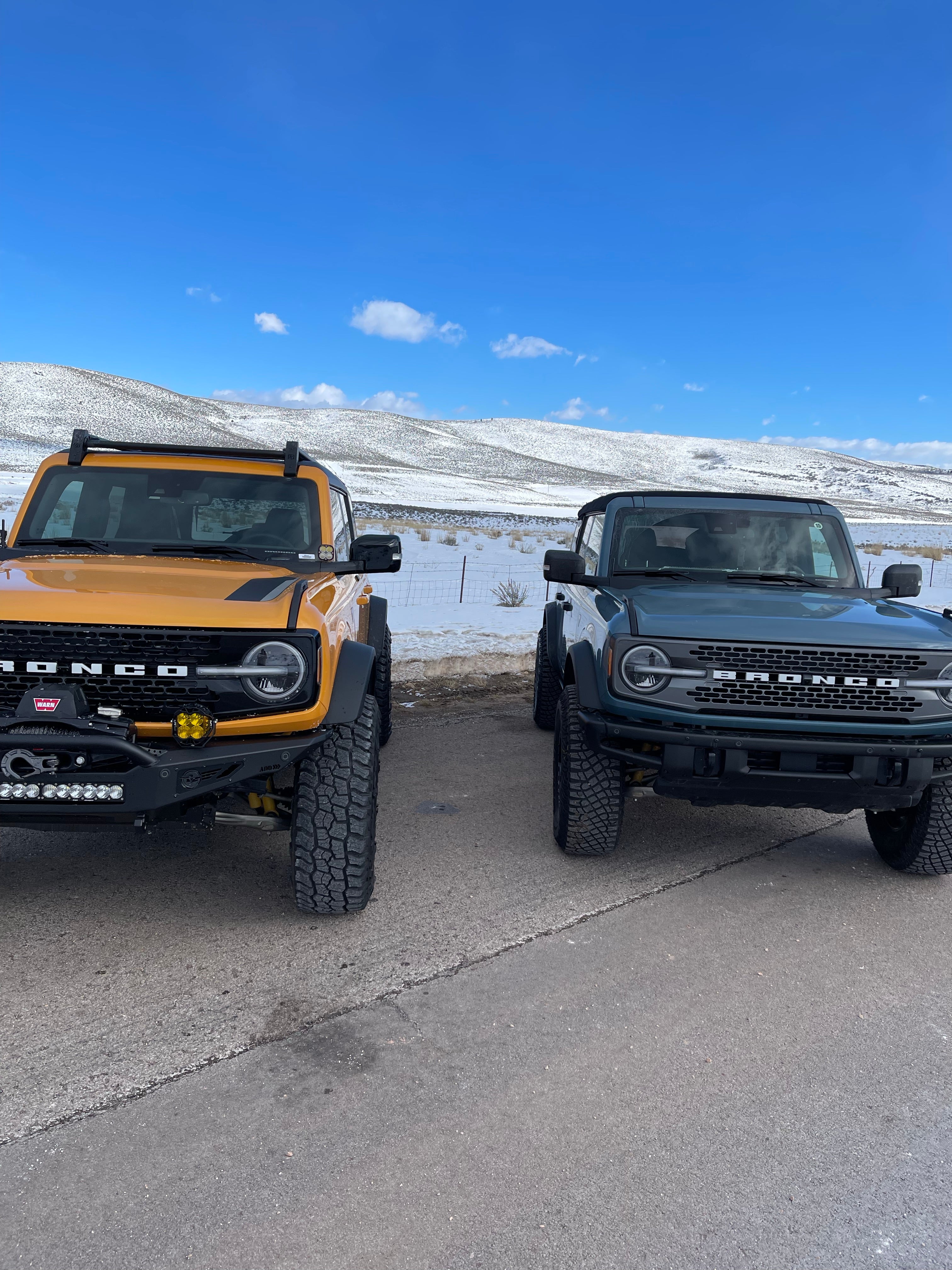 Sasquatch equipped Bronco Lift kit